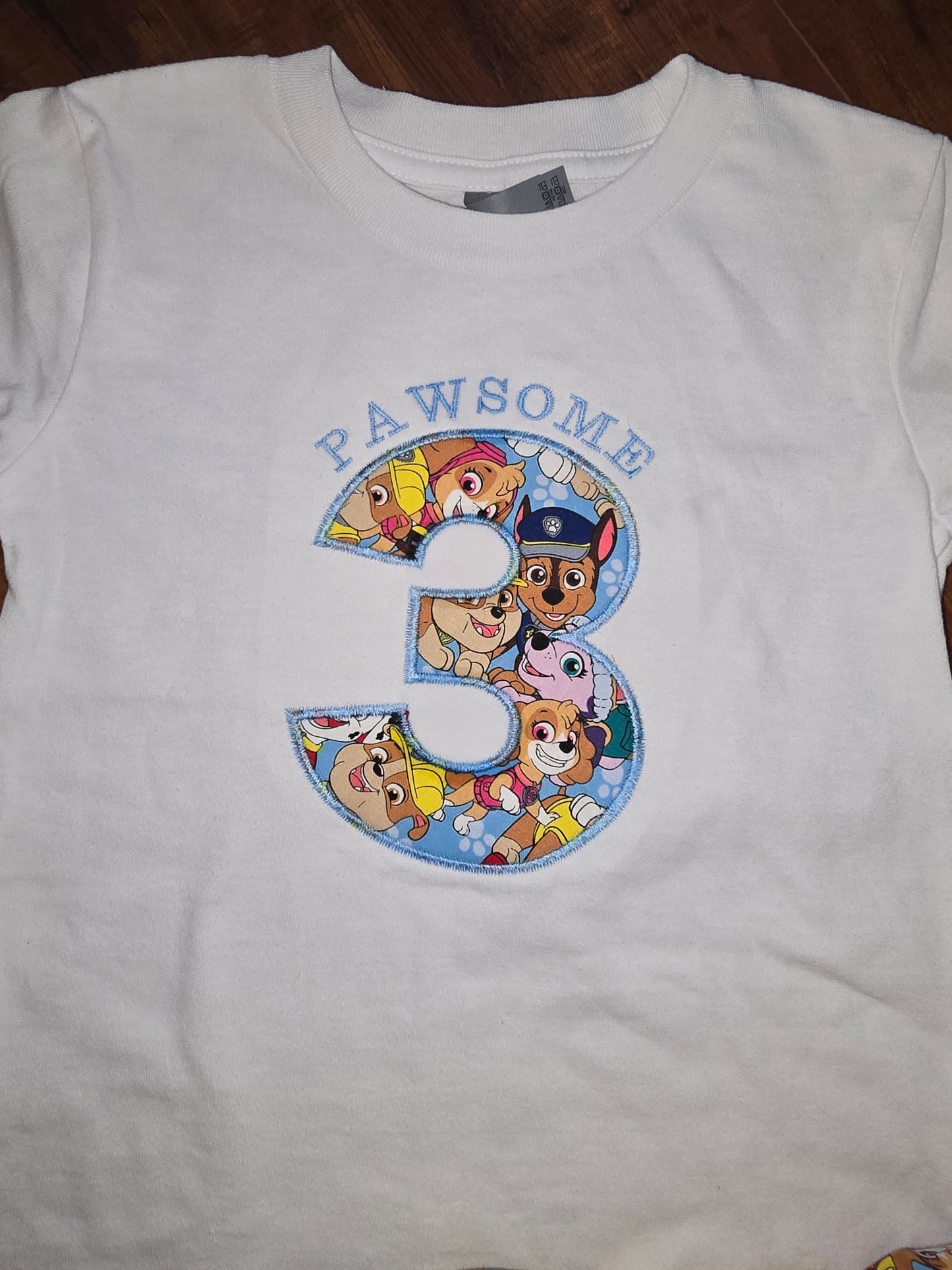 Paw Patrol Birthday Pawsome Shirt