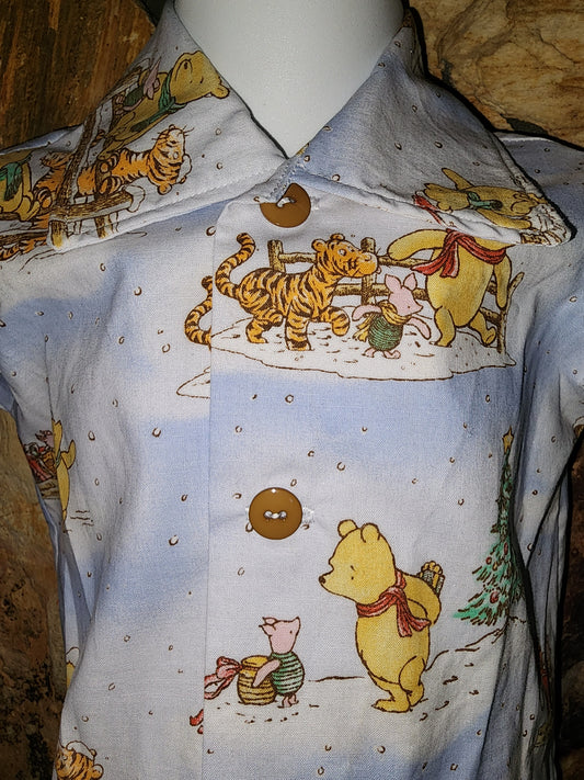 Classic Pooh and Friends Christmas Shirt Size 6m