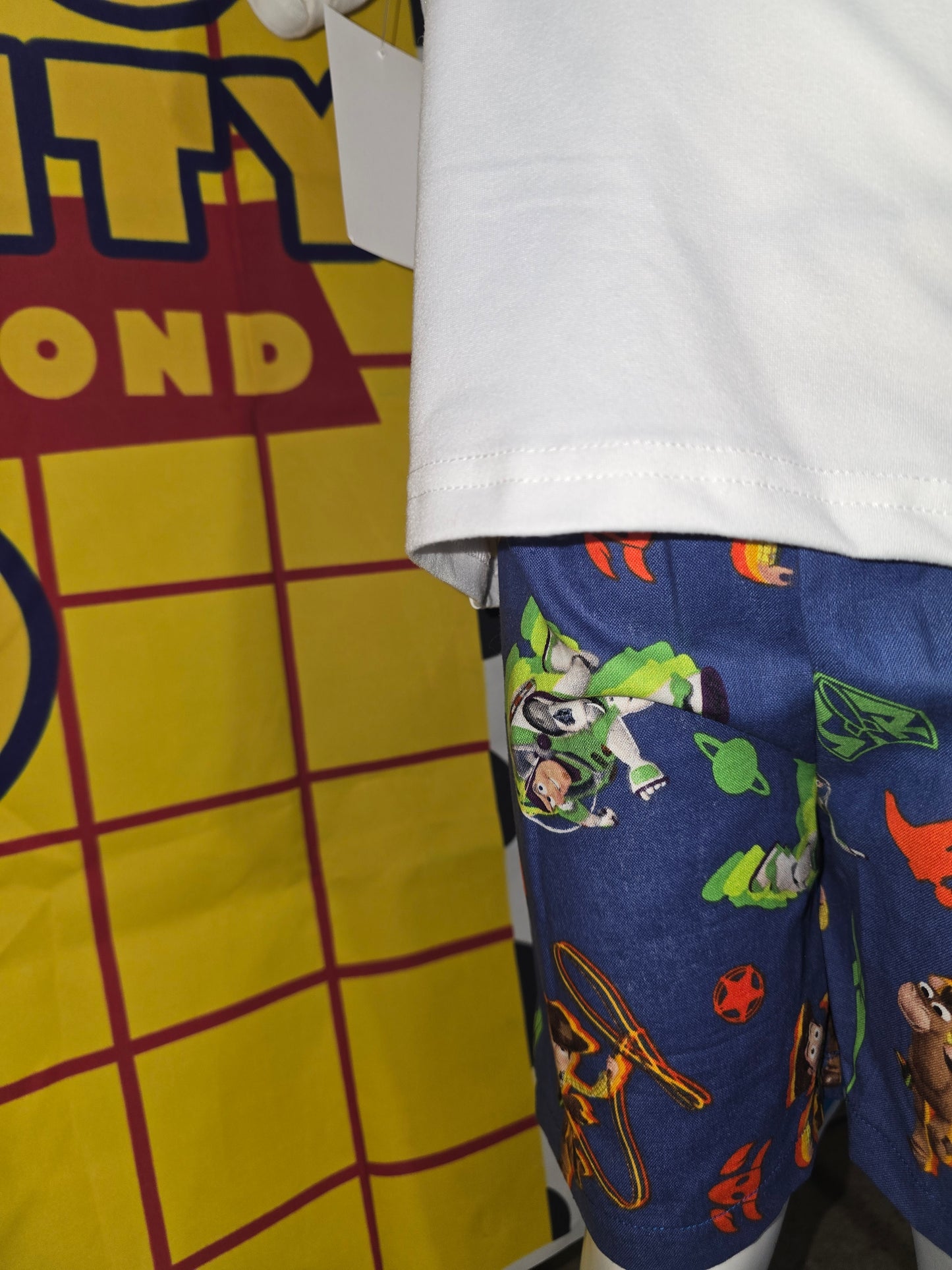Two Infinity Two Piece Buzz and Woody Toy Story Birthday Short Set