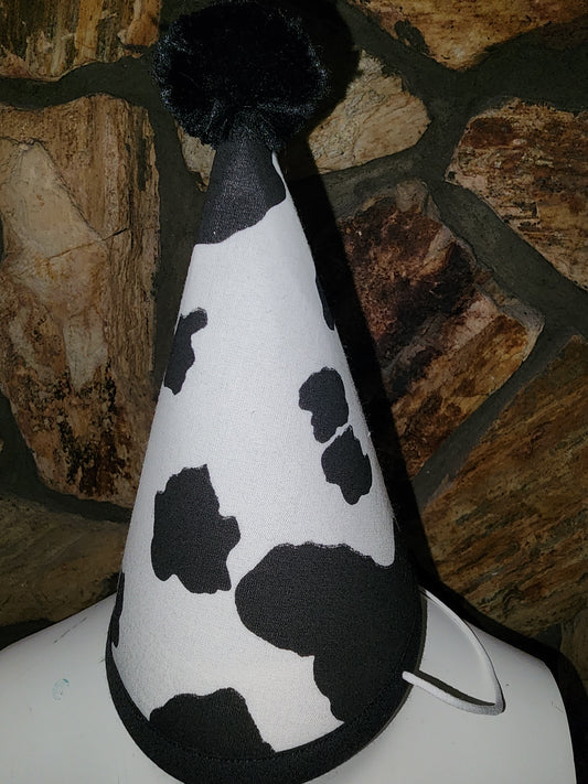 Cow Spot Birtday Hat