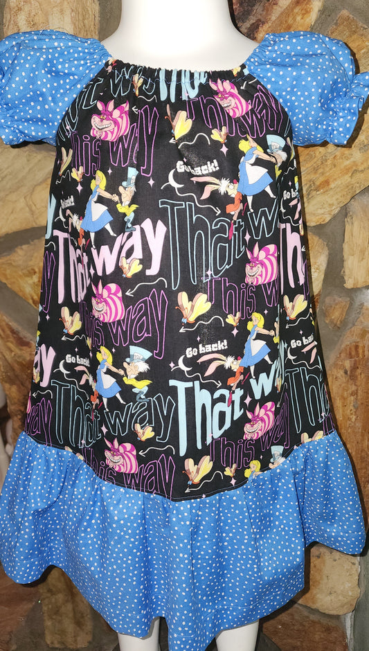 Alice in Wonderland Size 4/5 Dress