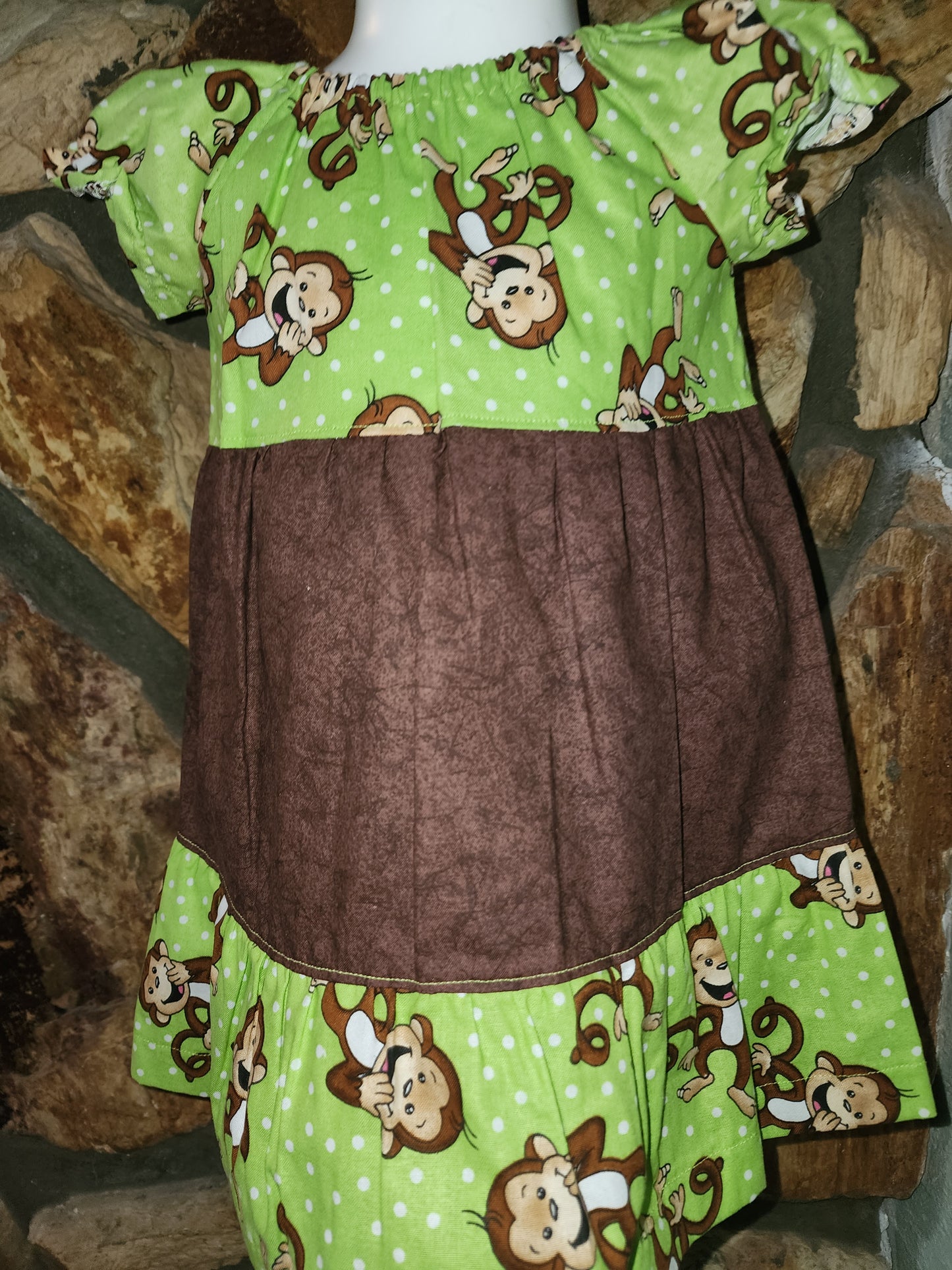 Little Monkey Size 9/12m Dress