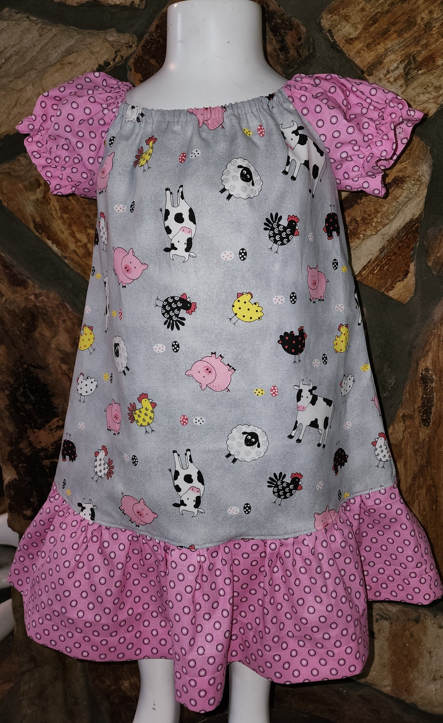 Farm Animal Size 2/3 Dress
