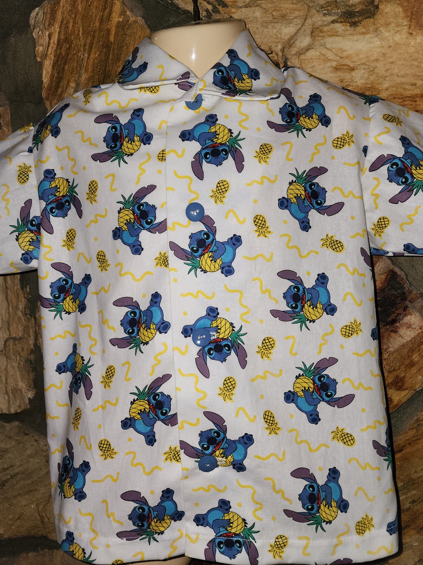 Stitch Size 3 Pineapple Shirt