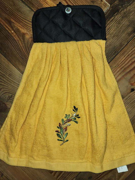 Yellow Vine Kichen Towel