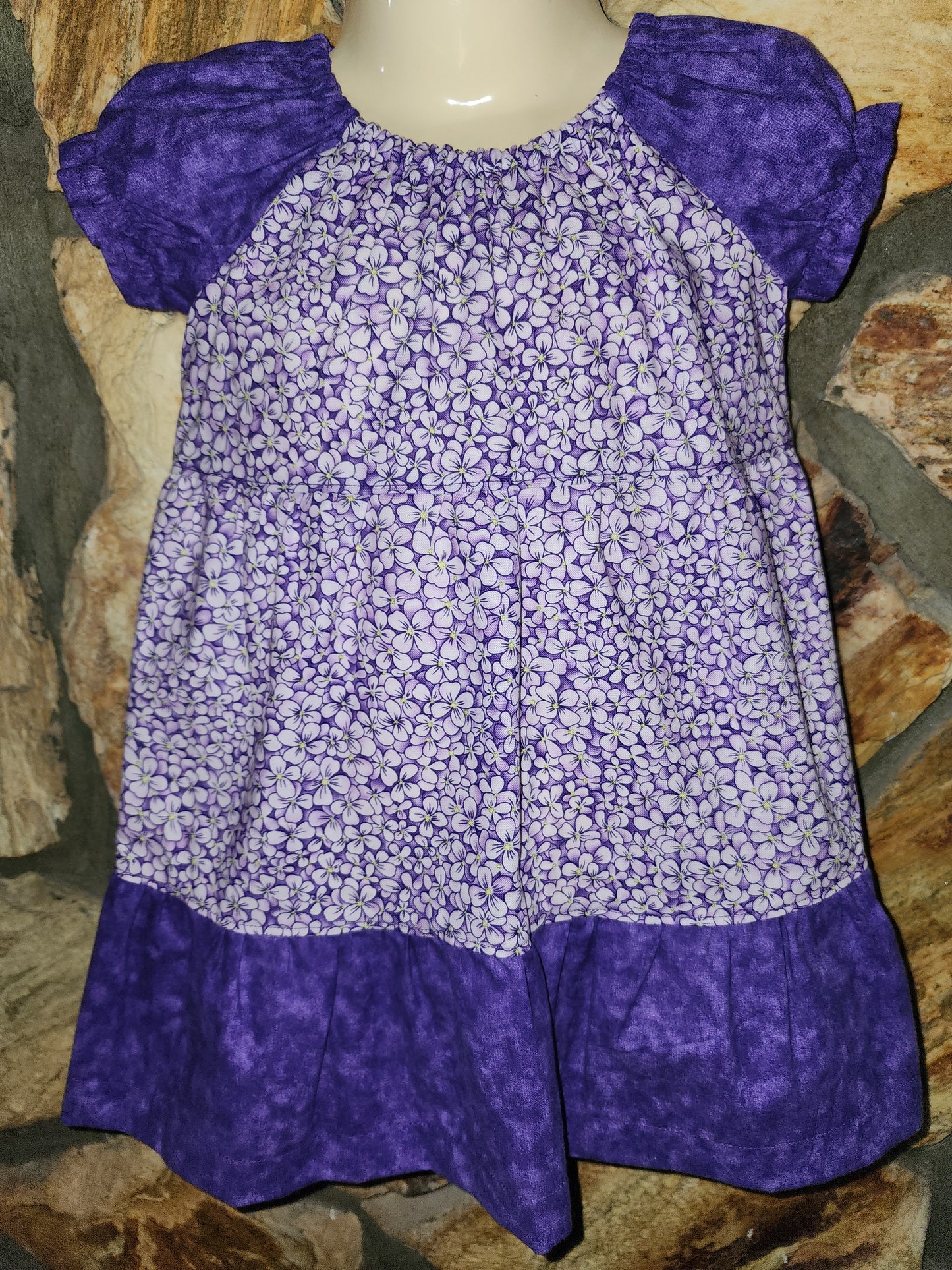 Purple Floral Size 9/12m Dress