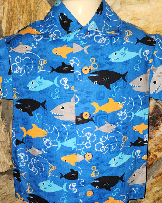 Shark Themed Size 2 Shirt