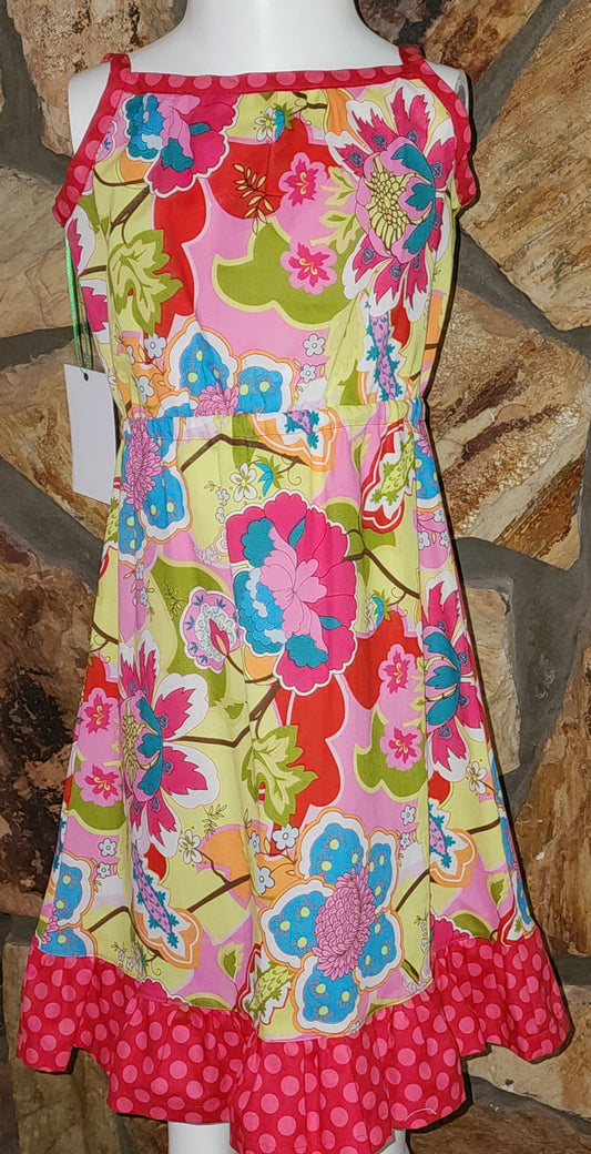 Vintage Feel Flower Dress Size 5/6