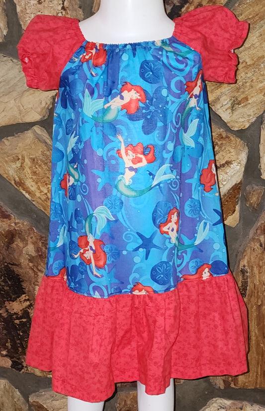 Ariel the Little Mermaid Size 4/5 Dress