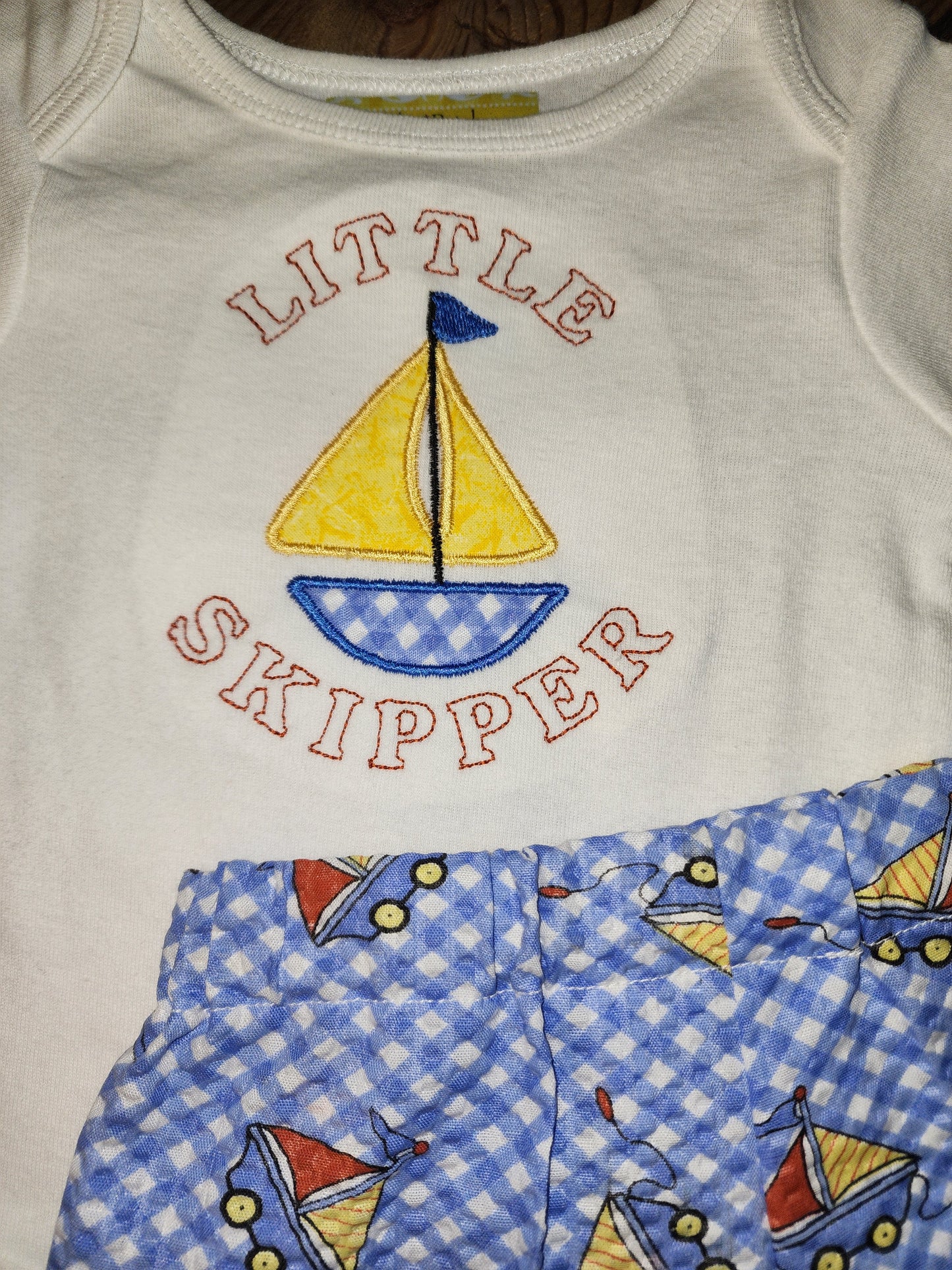 Little Skipper Size 6/9m Two Piece Set