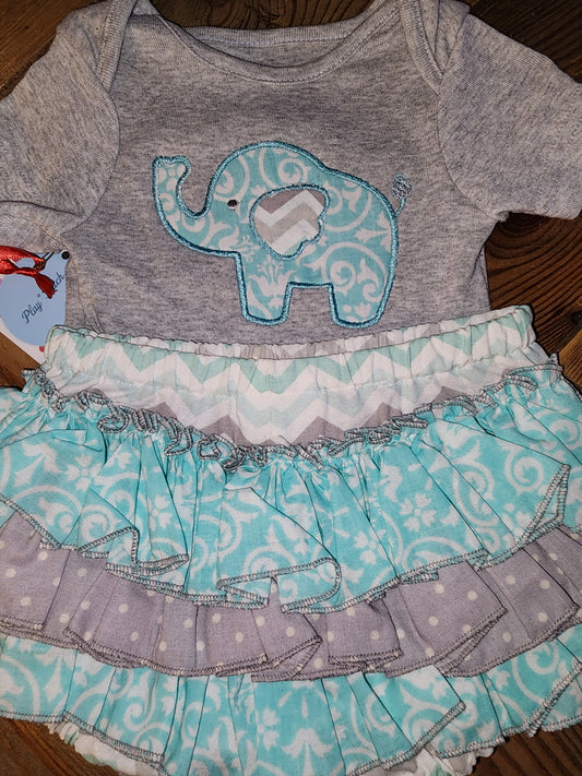 Elephant Size 6m Ruffle Bottom Outfit