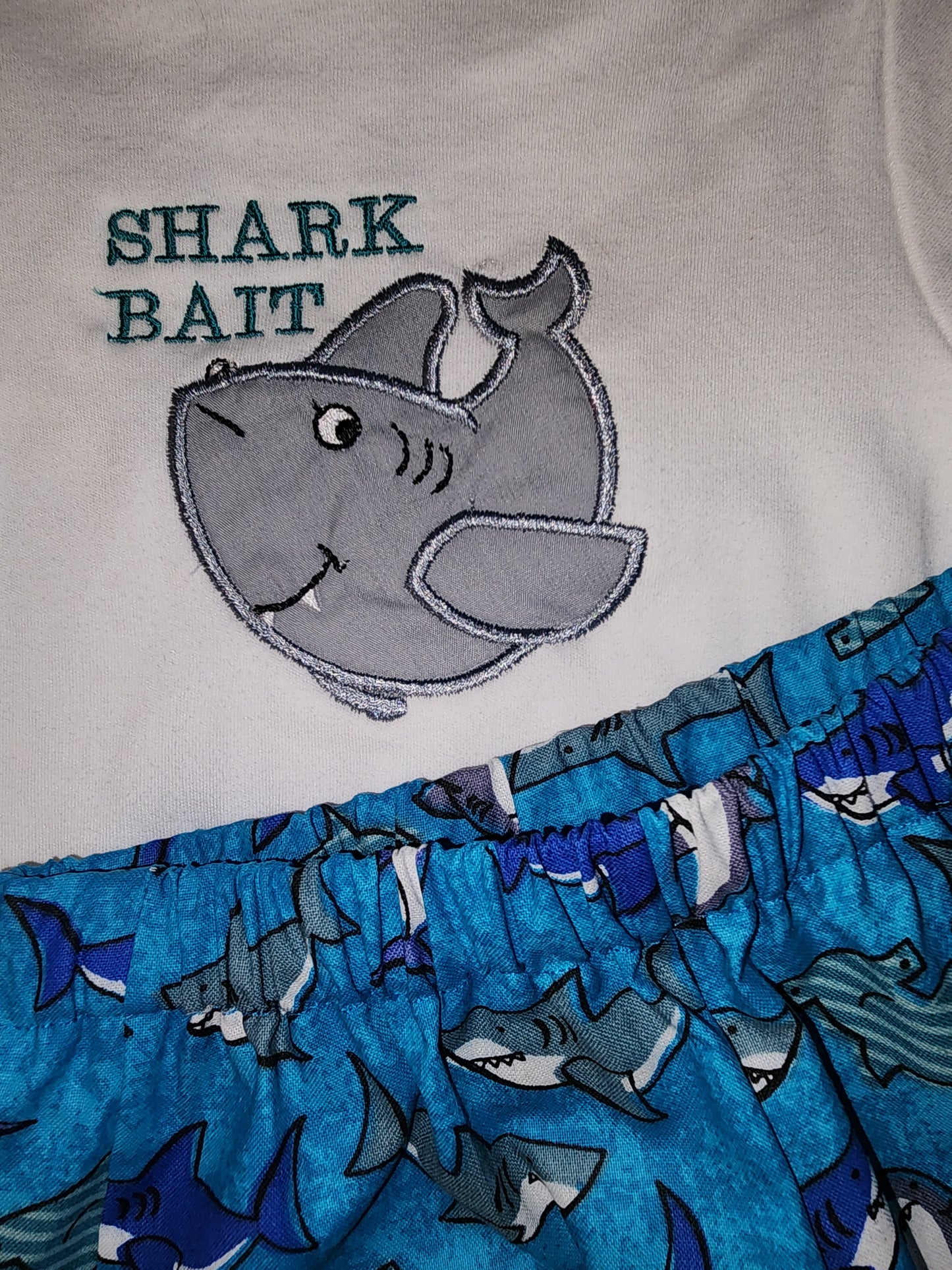 Shark Bait Size 3/6m Two Piece Shorts Set