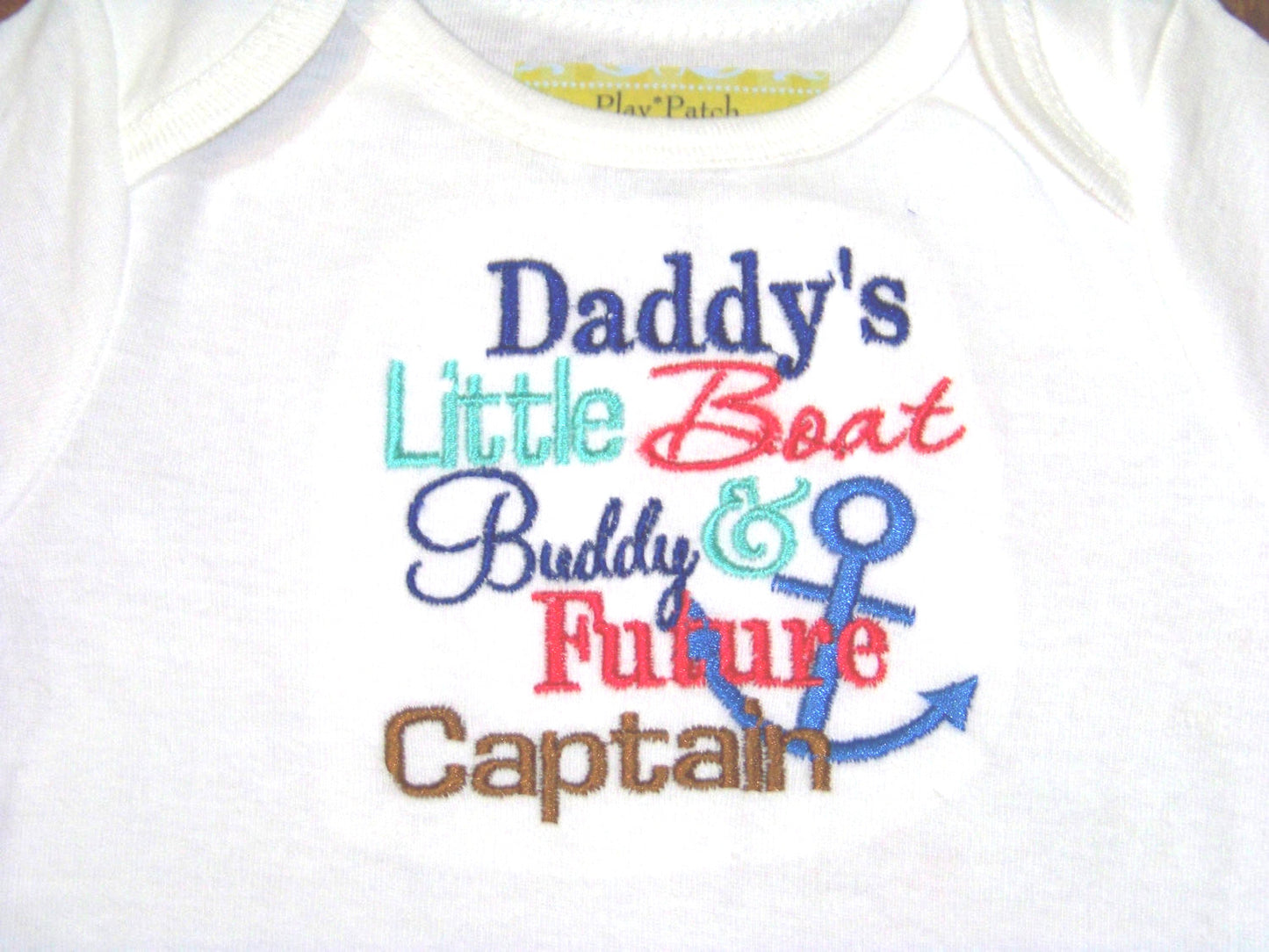 Daddy's Little Boat Buddy size 12m Two Piece Short Set
