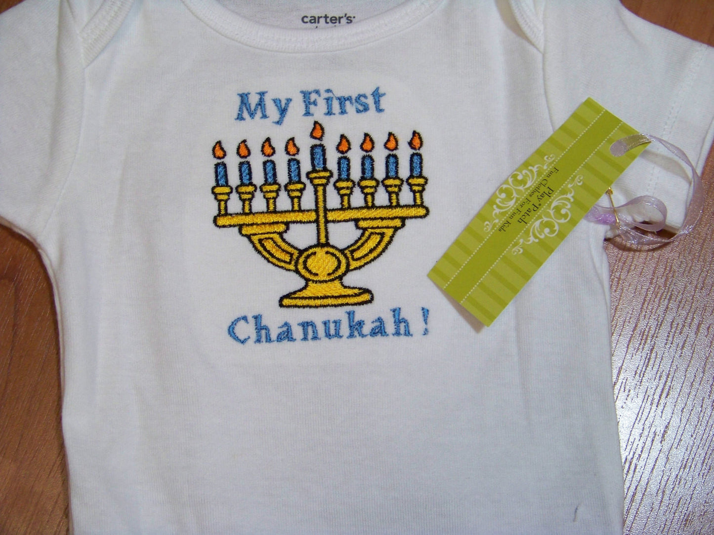 Personalized my first chanukah shirt