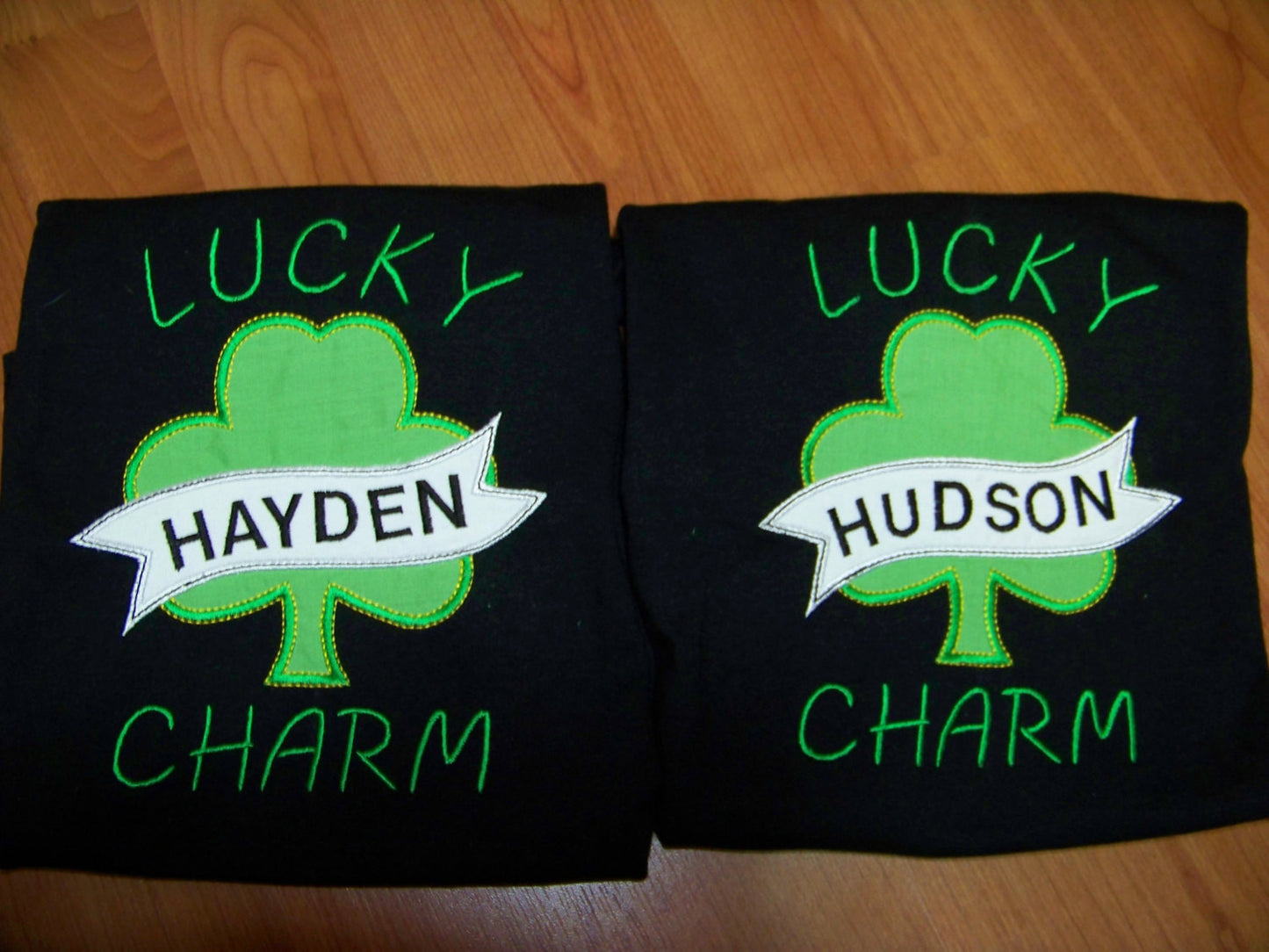 Lucky Charm Irish Clover Inspired Boys Shirt