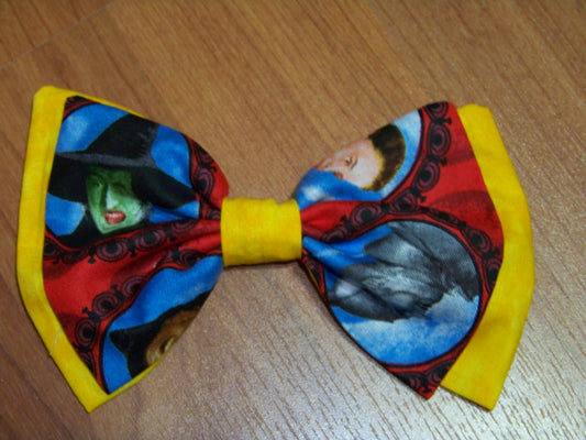 Wizard of OZ hair bow your choice of clip girls OZ cloth hairbow